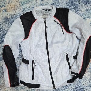 Harley-Davidson White and Black Women's Jacket